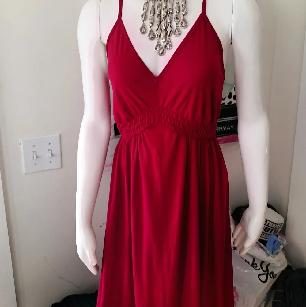 V-Neck Valentine's Maxi Dress NEW - Picture 6 of 6